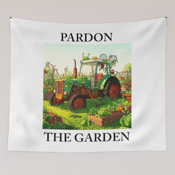 Item preview, Pardon The Garden Tractor designed and sold by MyLakeLife.
