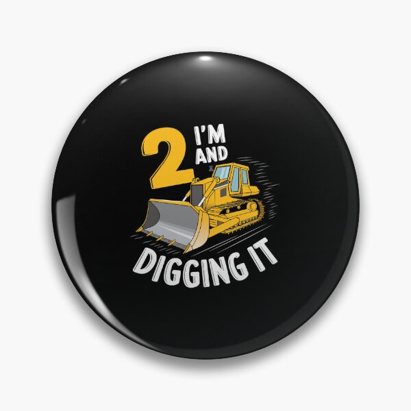 Item preview, Construction Truck 2th Birthday 2 Years Old Digger Builder  designed and sold by MythWoot.
