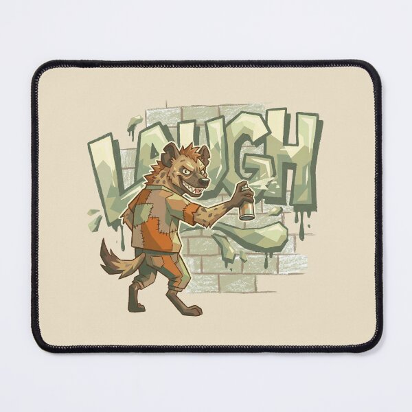 Item preview, Graffiti Artist Hyena Spray Painting Laugh Street Art Cartoon designed and sold by Magnificent Lizard.