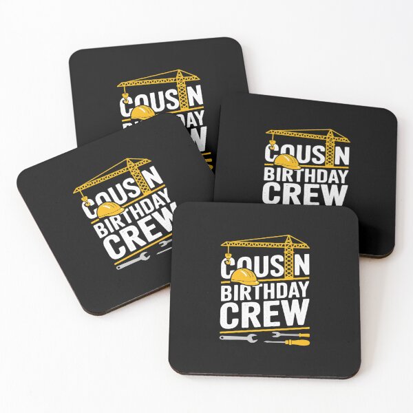 Item preview, Cousin Birthday Crew Construction Birthday  designed and sold by PowAcademy.