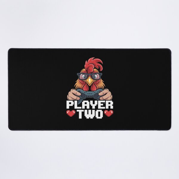Item preview, Chicken Player Two Novelty Gaming Nerdy Gamer designed and sold by CombatTask.
