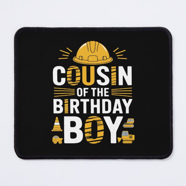 Item preview, Cousin of birthday boy matching family construction party designed and sold by MythWoot.