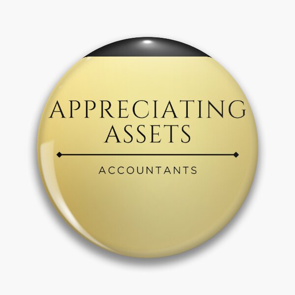 Item preview, Appreciating Asset Gold Minimalist Finance Accountant CPA Gift designed and sold by FiscalFashions.