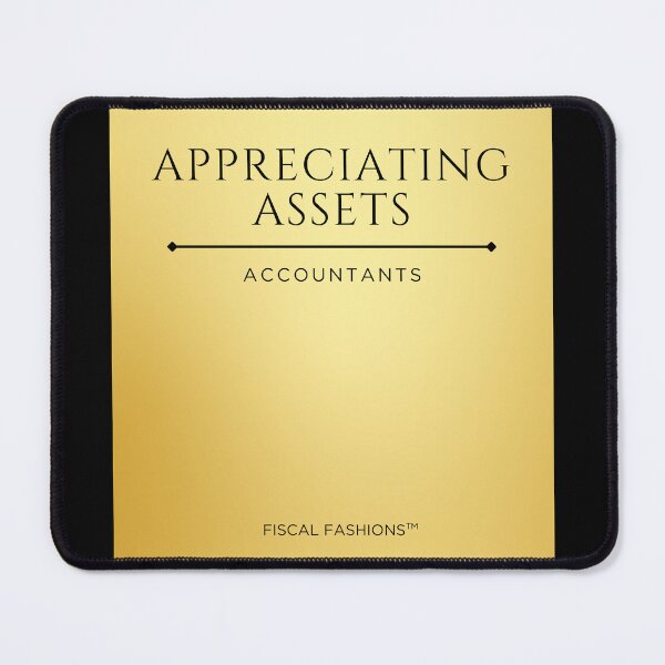 Item preview, Appreciating Asset Gold Minimalist Finance Accountant CPA Gift designed and sold by FiscalFashions.