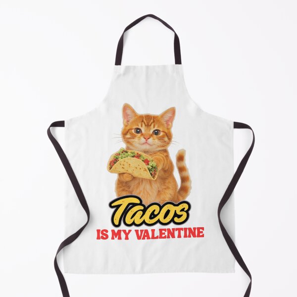 Item preview, Tacos is my valentine cat designed and sold by Grace-Cop.