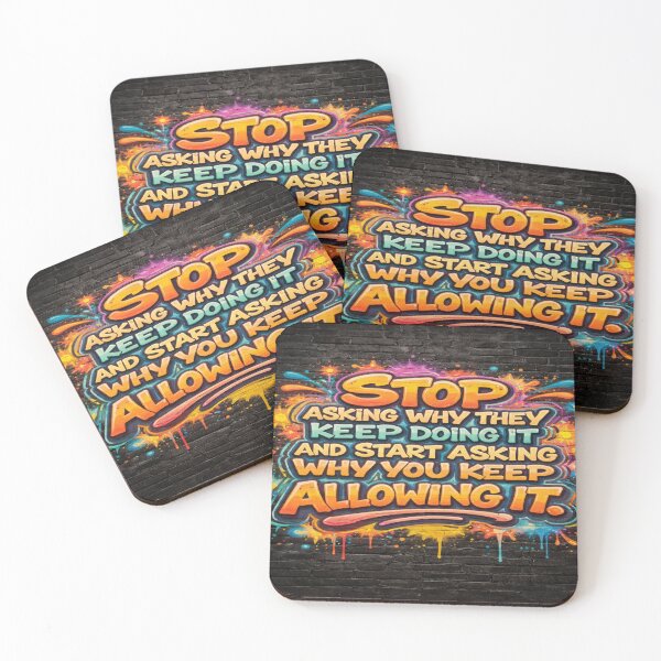 Item preview, Stop Asking Why – 70s Graffiti Boundary Statement designed and sold by peteys71.