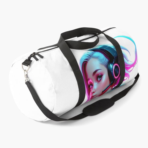 Item preview, Neon Echo: Cyber Gamer Girl designed and sold by SSeller2025.