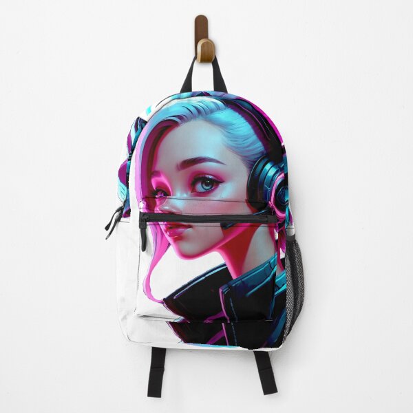 Item preview, Neon Echo: Cyber Gamer Girl designed and sold by SSeller2025.