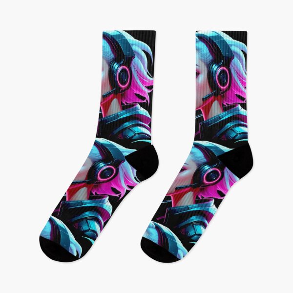 Item preview, Neon Echo: Cyber Gamer Girl designed and sold by SSeller2025.