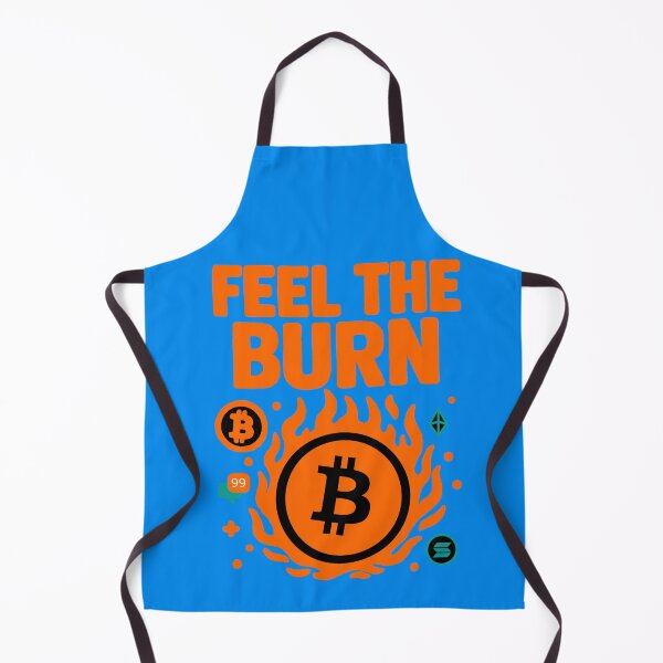 Item preview, Feel the Burn – Crypto Fire Design designed and sold by BitCrop.