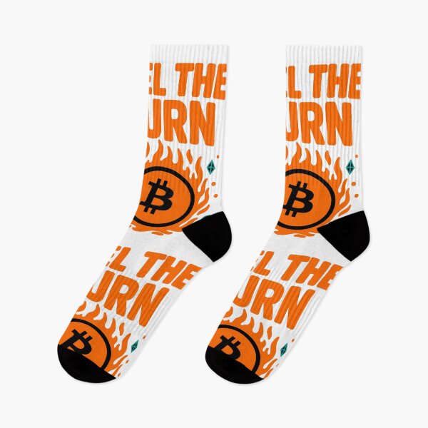 Item preview, Feel the Burn – Crypto Fire Design designed and sold by BitCrop.