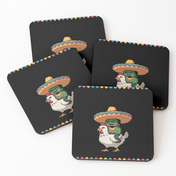 Item preview, Cinco De Chicken Pixel Zombie Fiesta Cinco de Mayo 2 designed and sold by CombatTask.