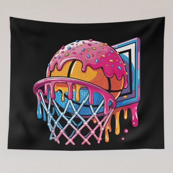 Item preview, Basketball Player Ice Cream Basketball Hoop Drip designed and sold by JohnBrightIdeas.