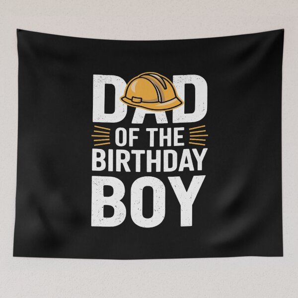 Item preview, Dad of the Birthday Boy Construction Birthday Party Hat Men  designed and sold by PowAcademy.