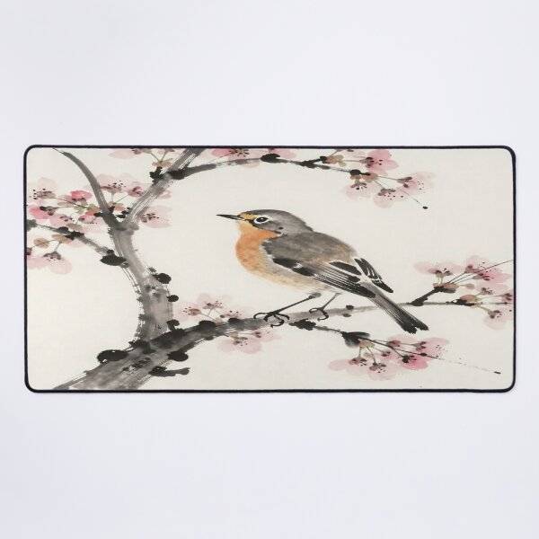 Item preview, Robin In Cherry Blossom designed and sold by ArtHistoryPrint.