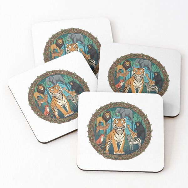 Item preview, wild animals designed and sold by PP&RAINBOW SHOP.