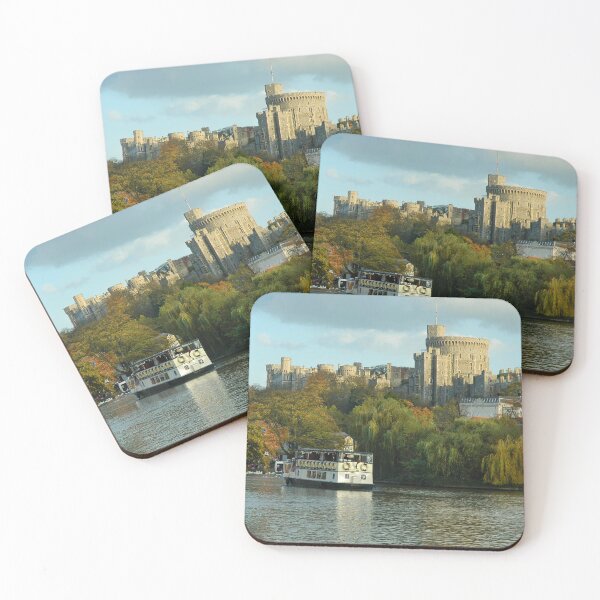 Item preview, Windsor Castle and Boat on the Thames designed and sold by Kasia Design.