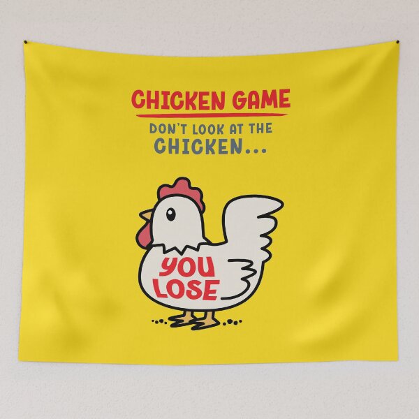 Item preview, chicken game, dont look at the chicken game over designed and sold by Captain Banjo.