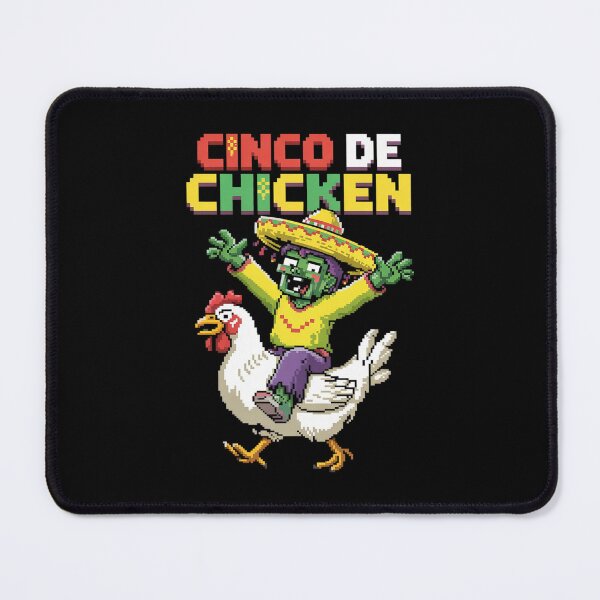 Item preview, Cinco De Chicken Pixel Zombie Fiesta Cinco de Mayo designed and sold by CombatTask.