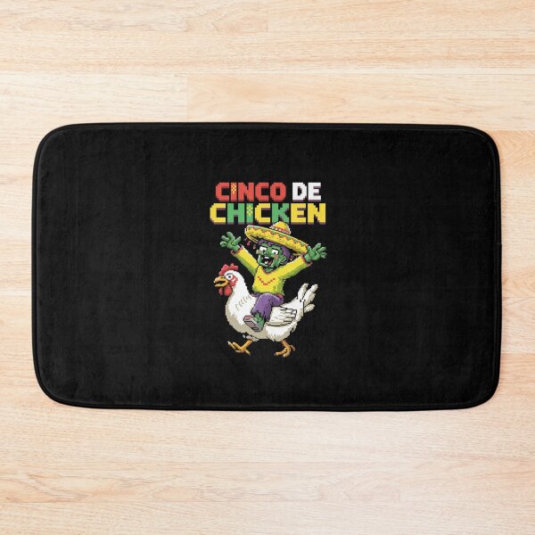 Item preview, Cinco De Chicken Pixel Zombie Fiesta Cinco de Mayo  designed and sold by CombatTask.