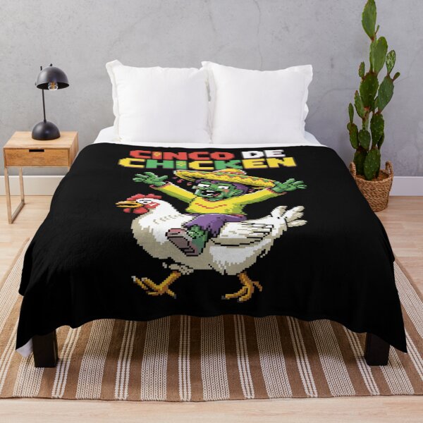Item preview, Cinco De Chicken Pixel Zombie Fiesta Cinco de Mayo  designed and sold by CombatTask.