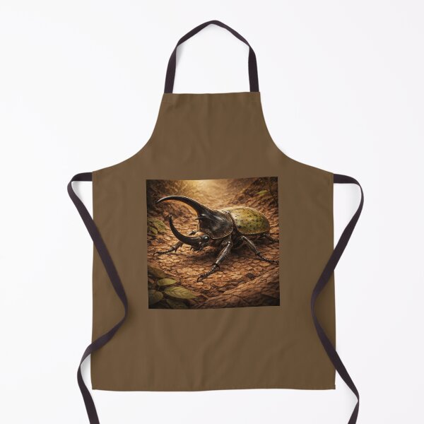 Item preview, Rhinoceros Beetle – Armoured Earth Fantasy Insect Art designed and sold by GeoWild Designs.