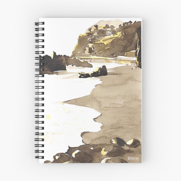 Item preview, Praia Formosa, Funchal - Watercolour Coastal Landscape designed and sold by TheBellemar.