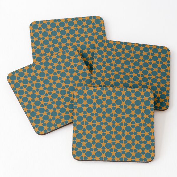 Item preview, Orange Stars Dancing in Circles in the Night Blue Sky designed and sold by airydesign.