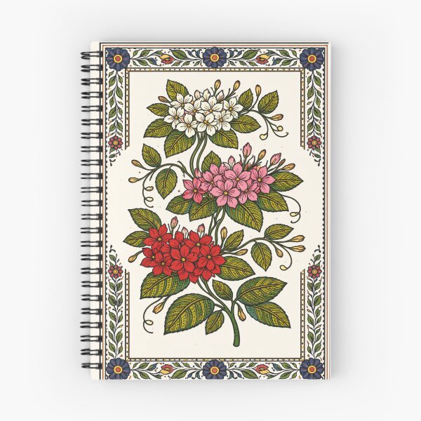 Item preview, Madhubani Rangoon Creeper Print – Mithila Folk Botanical designed and sold by Planthem.