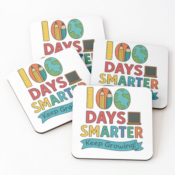 Item preview, 100 Days of Learning Adventure – Fun School Milestone Design designed and sold by StickerFusion.