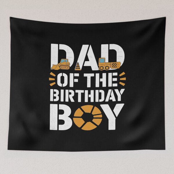 Item preview, Dad Of The Birthday Boy Construction Worker Bday  designed and sold by MythWoot.