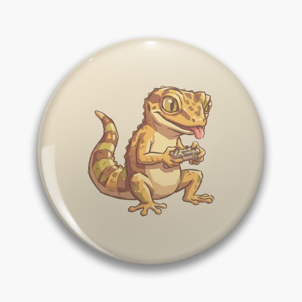 Item preview, Gamer Gecko Playing Video Games, Cute Leopard Lizard with Controller designed and sold by Magnificent Lizard.