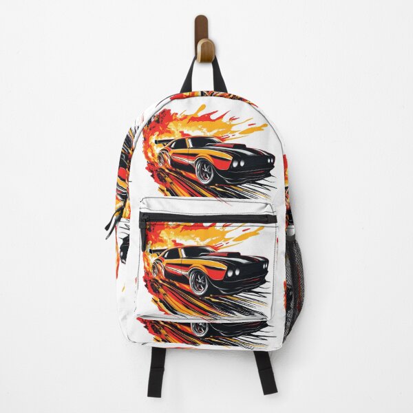 Item preview, Street Racing Drift Car - Flaming Muscle Car Speed Art by Design Artistia designed and sold by DesignArtist.ia.