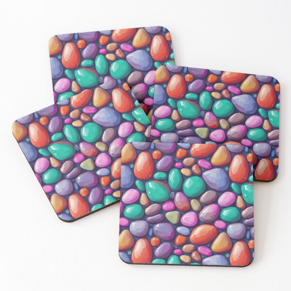 Item preview, Colorful stones pattern designed and sold by PrithviApparels.