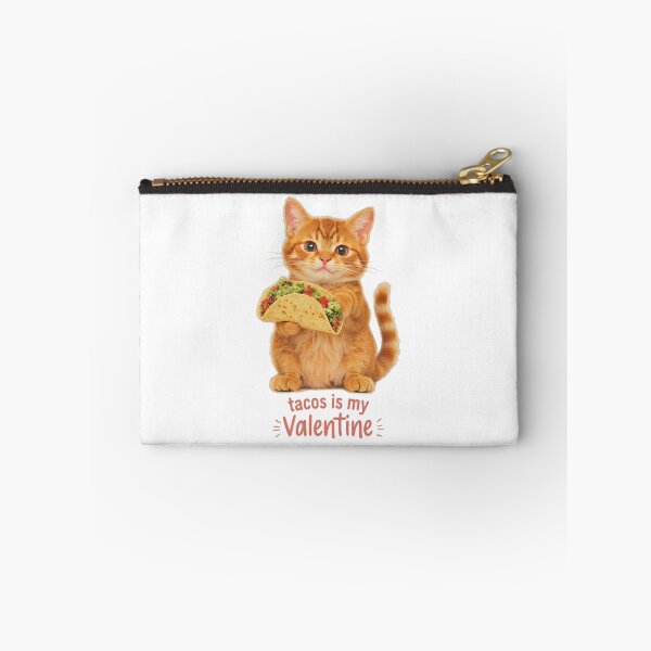 Item preview, valentine cat _ Tacos is my valentine _ valentines day kitten designed and sold by Grace-Cop.