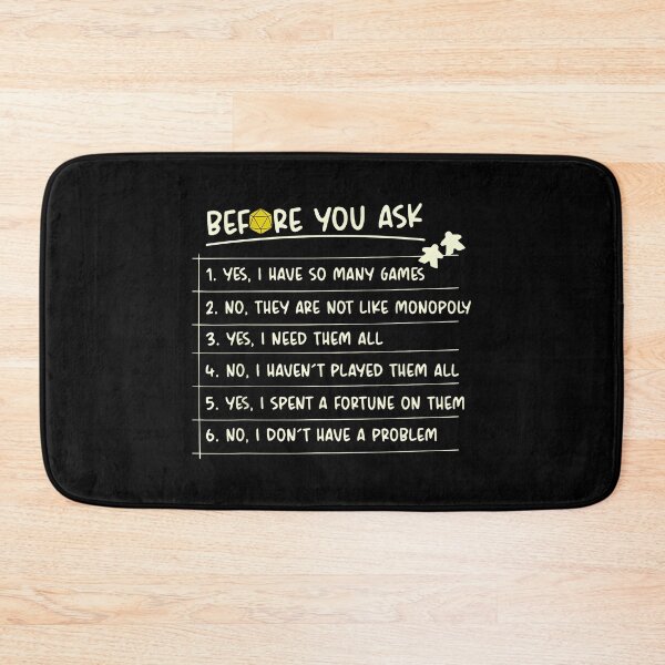 Item preview,  Before You Ask Yes I Have So Many Games Funny Board Game designed and sold by JohnBrightIdeas.