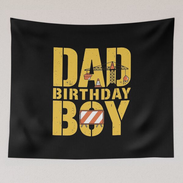 Item preview, Dad Of The Birthday Boy Construction Worker Family Party  designed and sold by PowAcademy.