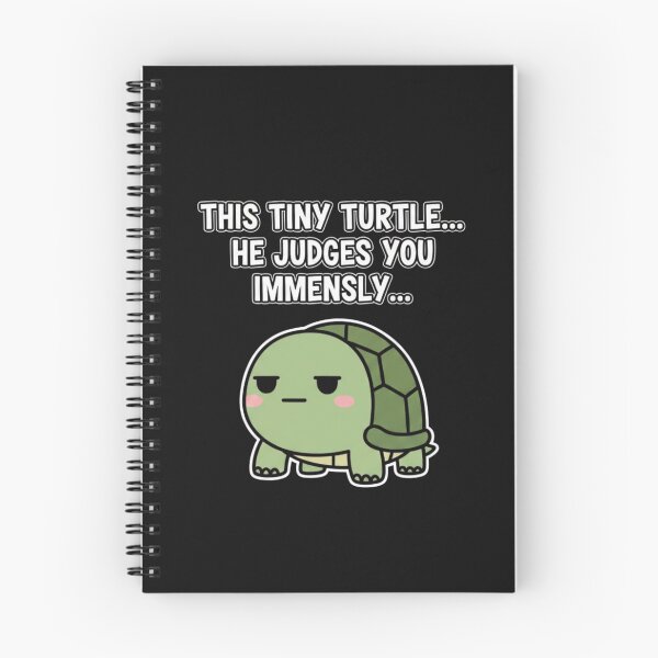 Item preview, Judgmental Turtle – Funny Sarcastic Minimalist Turtle Illustration designed and sold by MS Pod Studio.
