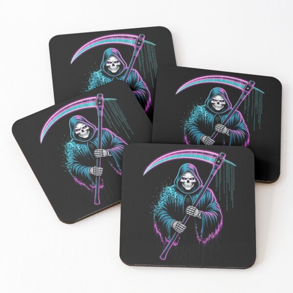 Item preview, The Glitch Reaper - Digital Soul Collector designed and sold by Thompika.