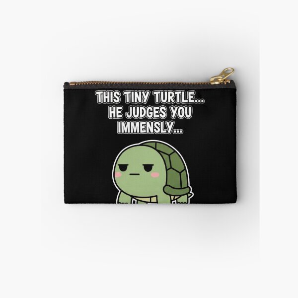 Item preview, Judgmental Turtle – Funny Sarcastic Minimalist Turtle Illustration designed and sold by MS Pod Studio.