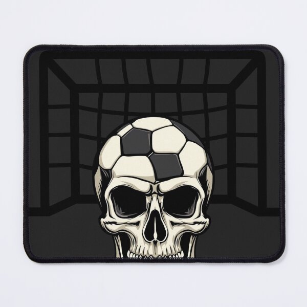 Item preview, Urban Soccer Skull & Goal Net Illustration designed and sold by HappySproutArt.