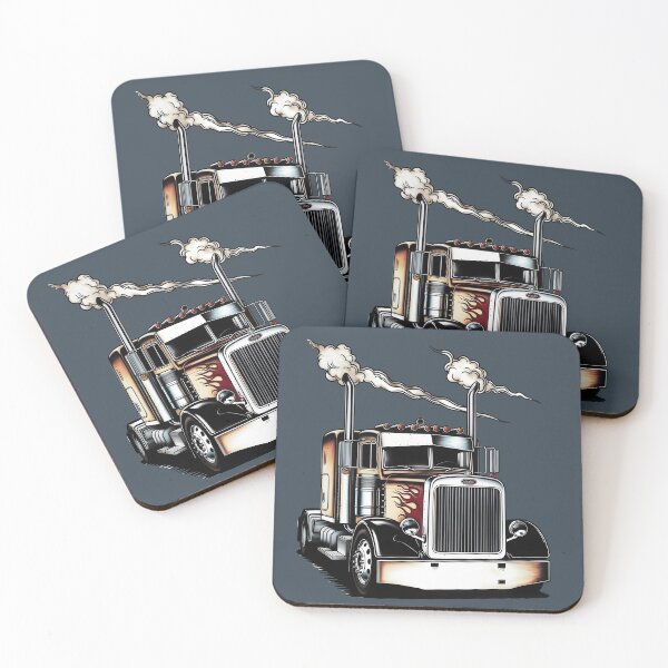 Item preview, Gritty Vintage American Hot Rod Semi Truck designed and sold by Rostislav Bouda.