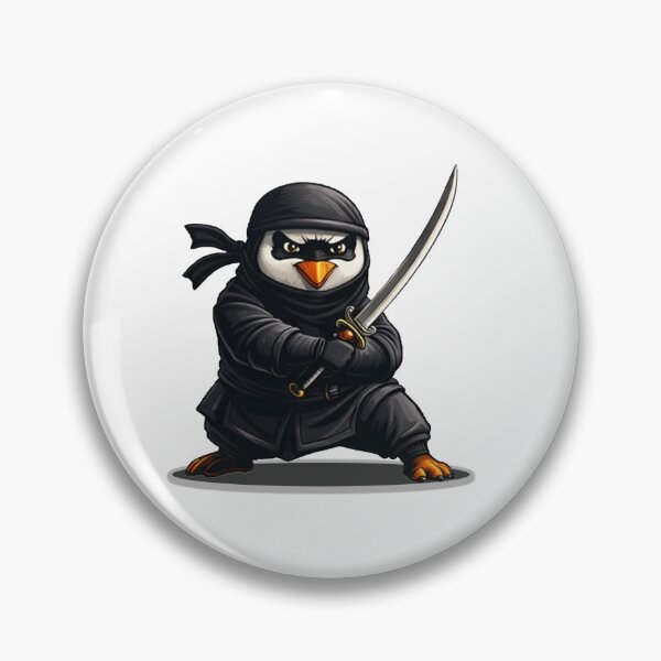 Item preview, Ninja Penguin - The Art of the Cute and Stealthy Warrior designed and sold by Ach&Koor.