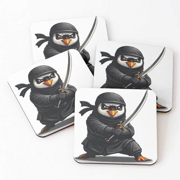 Item preview, Ninja Penguin - The Art of the Cute and Stealthy Warrior designed and sold by Ach&Koor.