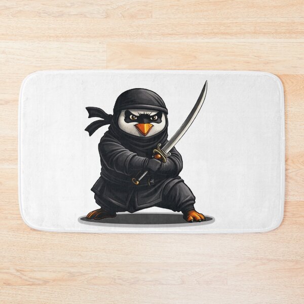 Item preview, Ninja Penguin - The Art of the Cute and Stealthy Warrior designed and sold by Ach&Koor.