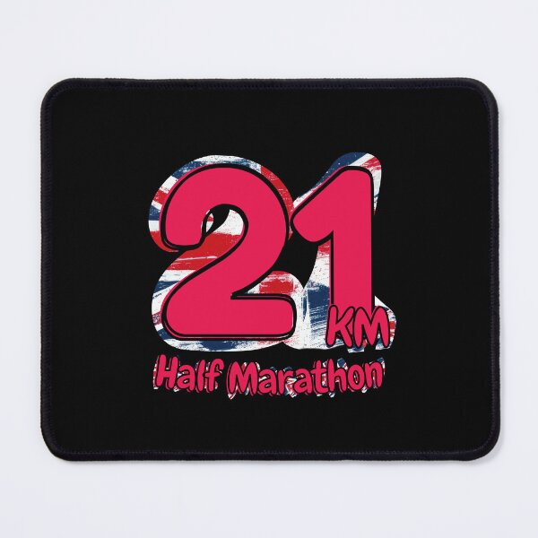 Item preview, Half Marathon 21Km Running Achievement - United Kingdom - Power Pink designed and sold by NineSevenFour.