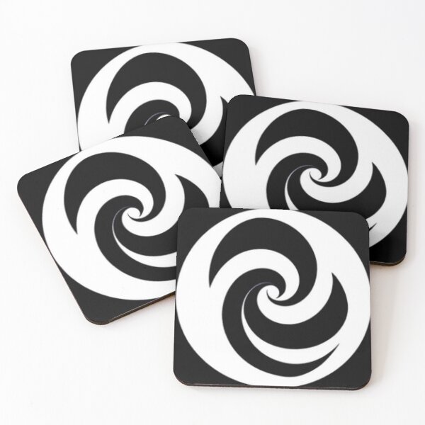 Item preview, optical drift 1.1 black and white abstract design designed and sold by SmashingDeals.