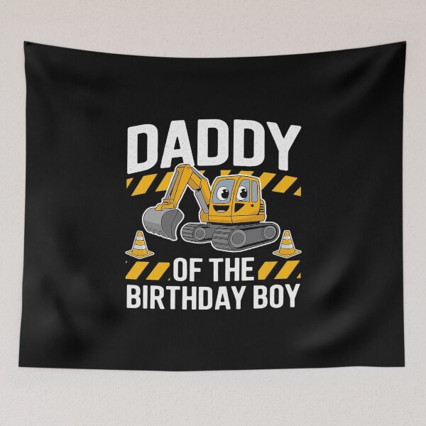 Item preview, Daddy Birthday Boy Construction Tractor Birthday Party  designed and sold by PowAcademy.