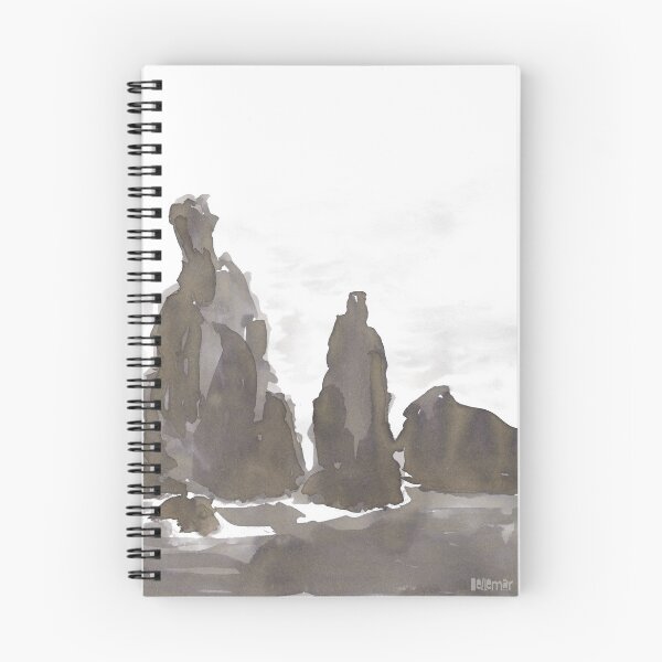 Item preview, Ribeira da Janela, Madeira - Black & White Ink Drawing designed and sold by TheBellemar.