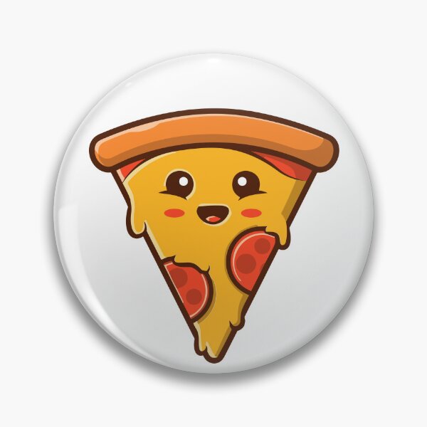 Artikelvorschau, Happy Pizza Slice entworfen und verkauft von the-craft-shop.